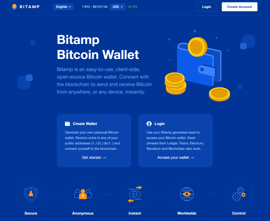 bitamp-best-no-kyc-wallet