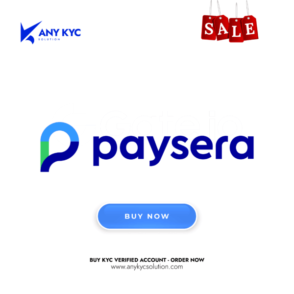 KYC Verified Paysera Account